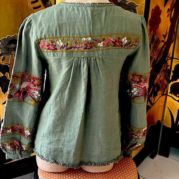 NWT SUNDANCE EMBROIDERED SHIRT - Picture 2 of 15